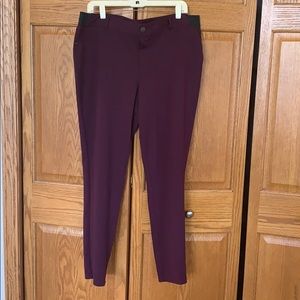 Maroon slacks